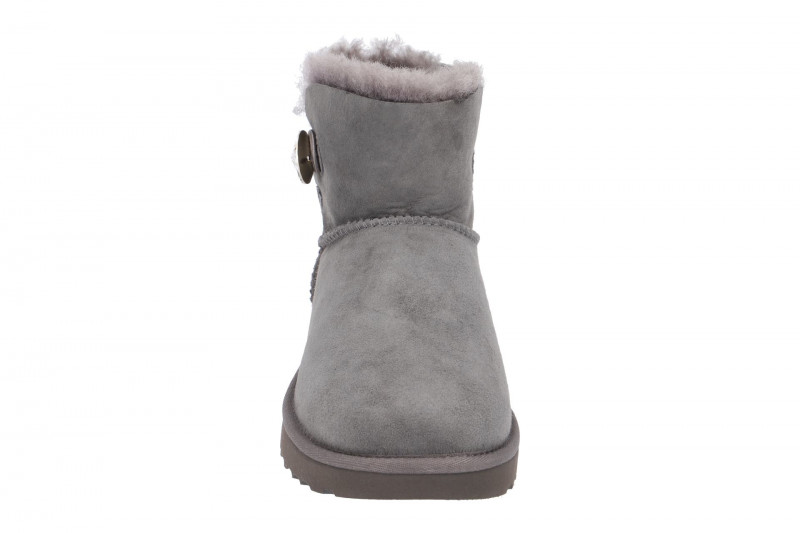 UGG Mini Bailey Button Bling Stiefel grau