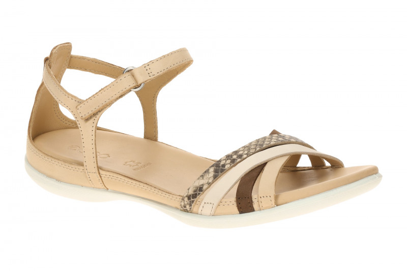 Ecco Flash Sandale braun beige Kreuzriemen 244243