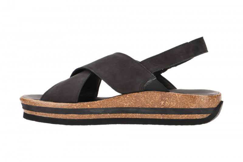 Think Zega Sandale schwarz Nubuck 388
