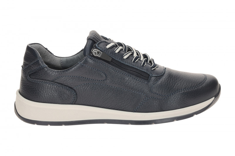 Waldläufer Kilian Schuhe blau K-Weite Hirsch Leder 686003