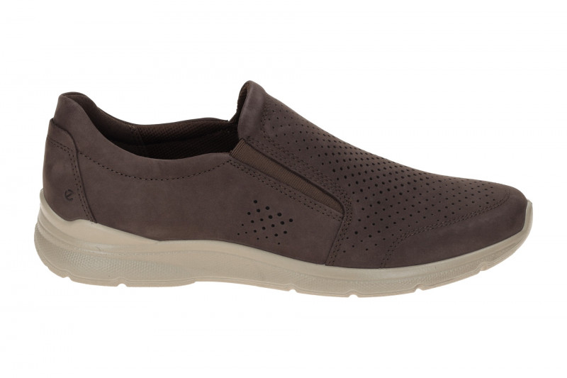 Ecco Irving Schuhe Slipper braun mocha gelocht