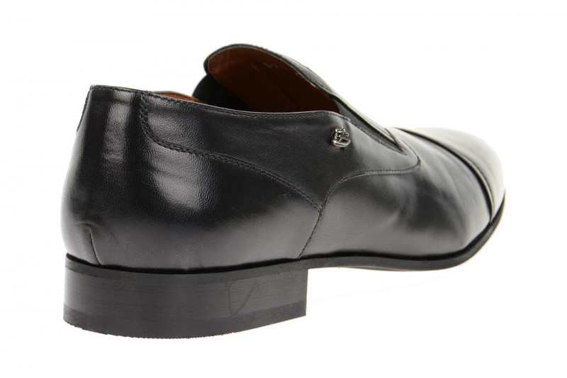 Bello italienische Herren Slipper schwarz - D575