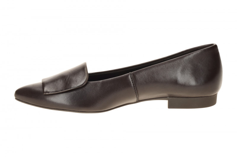 Paul Green Ballerinas braun mocca Leder-Kappe 3792