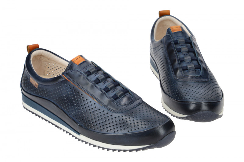 Pikolinos Liverpool Schuhe blau gelocht M2A-6252