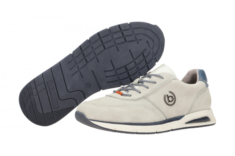 bugatti Polaris Schuhe Sneakers hellgrau USED LOOK