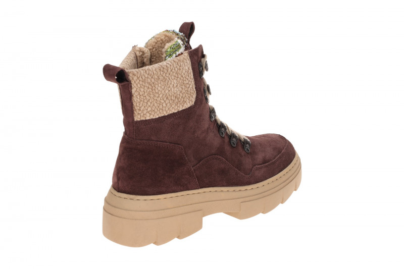 Waldläufer Saiga Warmfutter Stiefel Boots rot bordo H-Weite