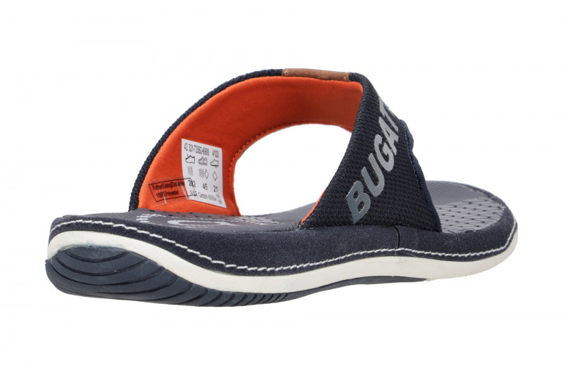 bugatti Branson Zehentrenner Pantolette blau 73582