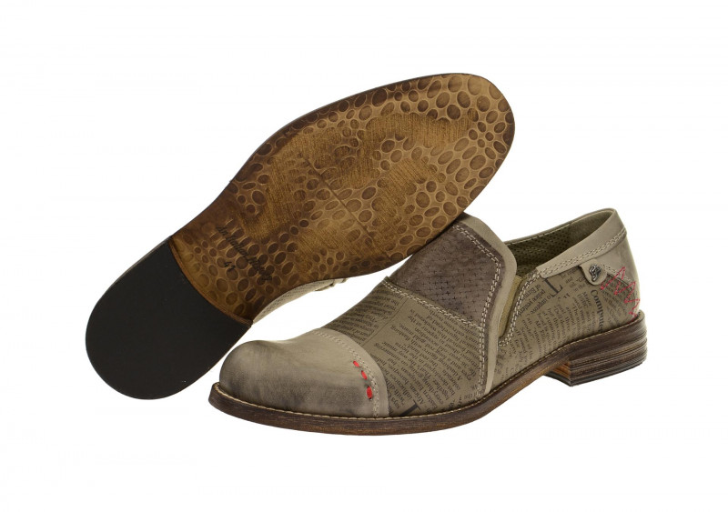 Bello Slipper grau Print HE117
