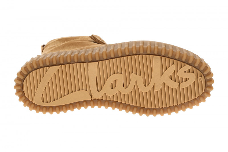 Clarks Torhill Style Stiefel Boots braun tan Plateau Nubuck 26182917