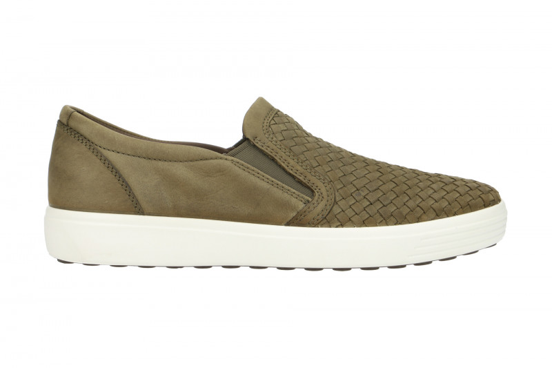 Ecco Soft 7 Schuhe Herren Slipper grün