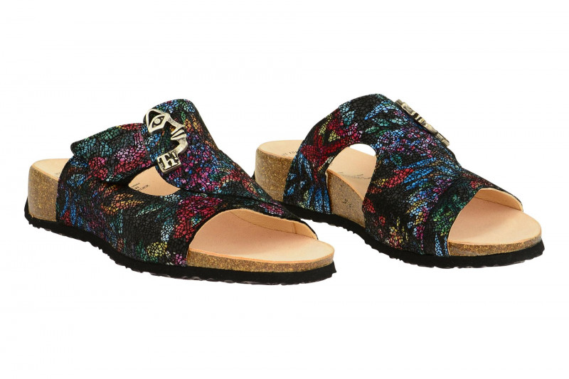 Think Mizzi Pantolette schwarz multi 1-81352-03