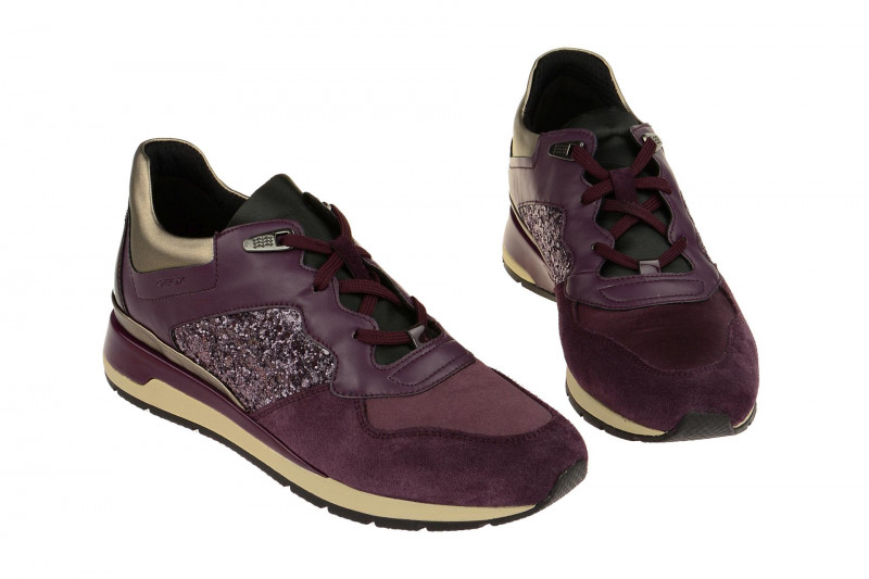 Geox Shahira Schuhe lila rot D62N1B