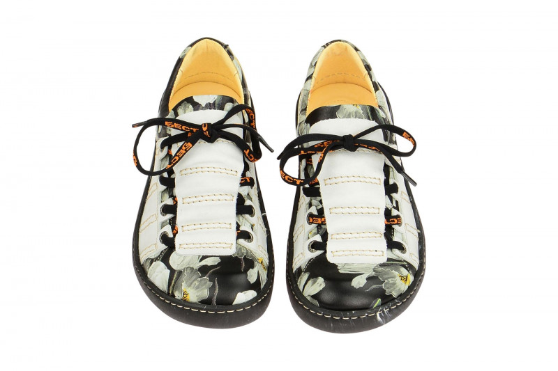 Eject Schuhe OCEAN weiß schwarz Blumen