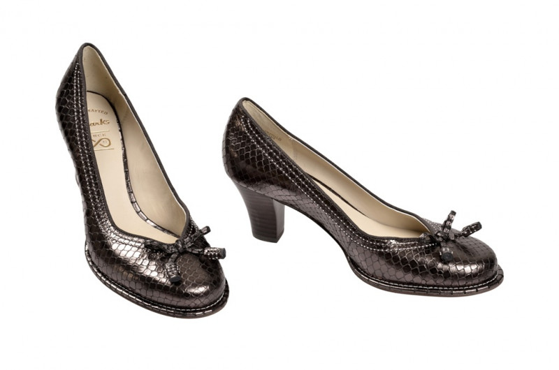 Clarks Bombay Lights Pumps in metallic grau 20355380