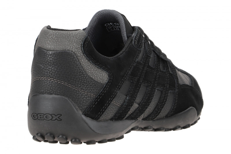 Geox Snake Schuhe Sneakers schwarz U4207K
