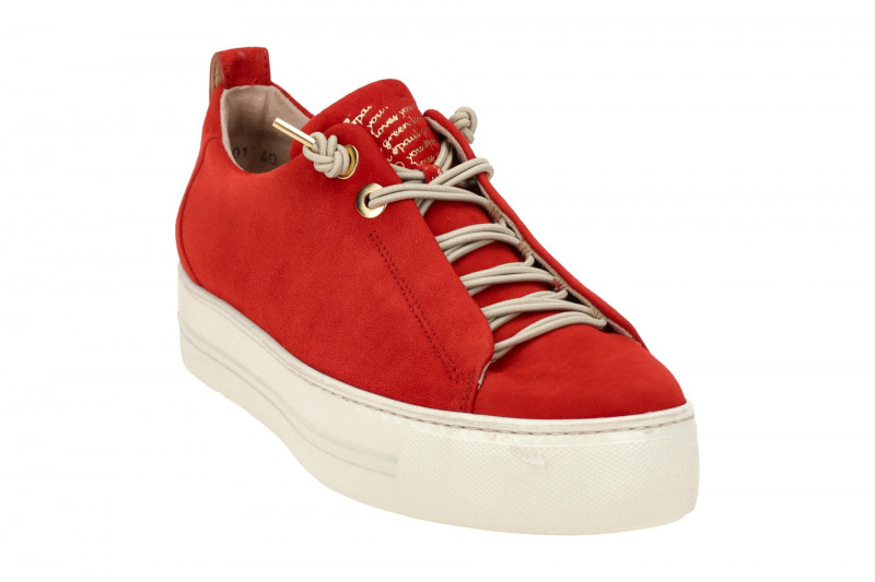 Paul Green Sneaker Plateau Schuhe rot salsa 5017
