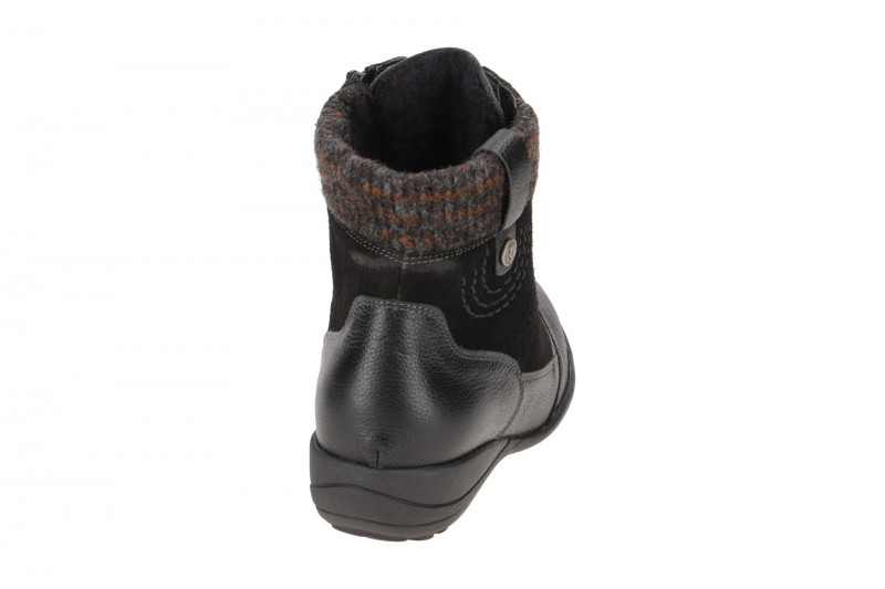 Waldläufer Katja Warmfutter Stiefeletten schwarz K-Weite