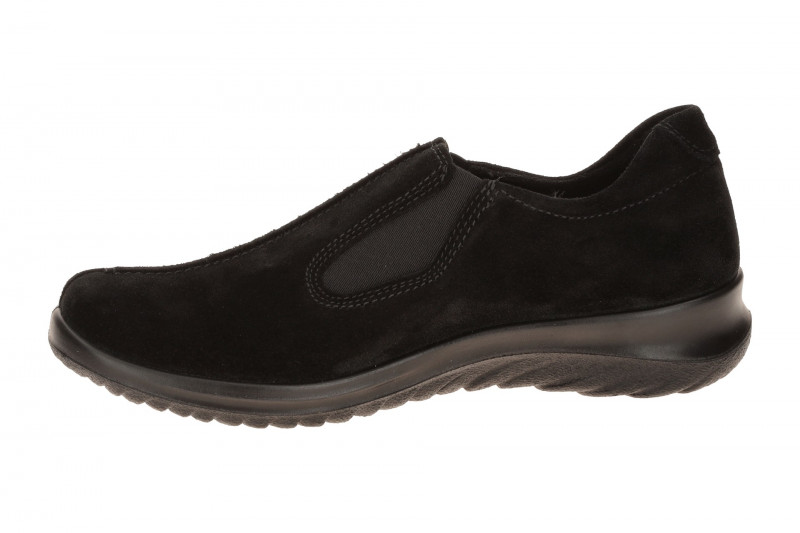 Legero Softboot Schuhe Slipper schwarz Velour GORE-TEX