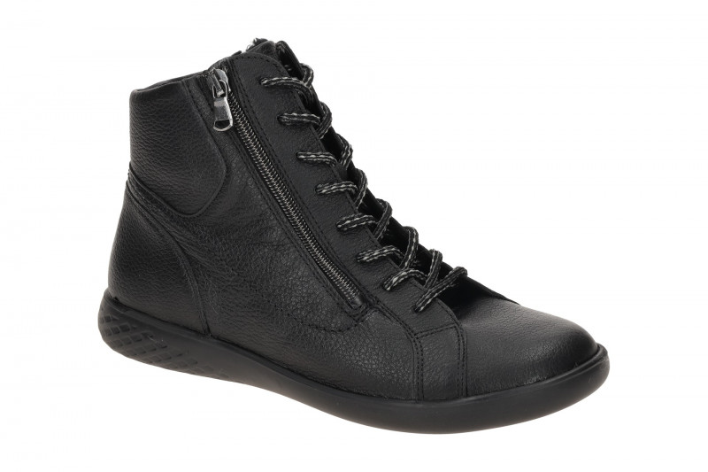 Waldläufer Cloé Warmfutter Stiefeletten schwarz H-Weite