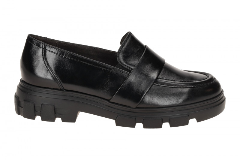 Paul Green Schuhe Slipper schwarz Plateau Loafer 1173