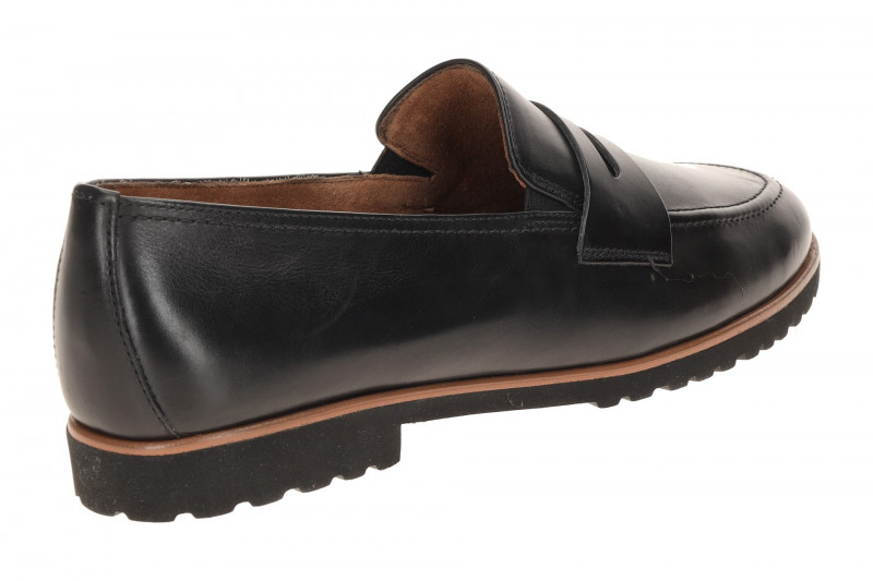 Paul Green Loafer Schuhe Slipper schwarz 2493