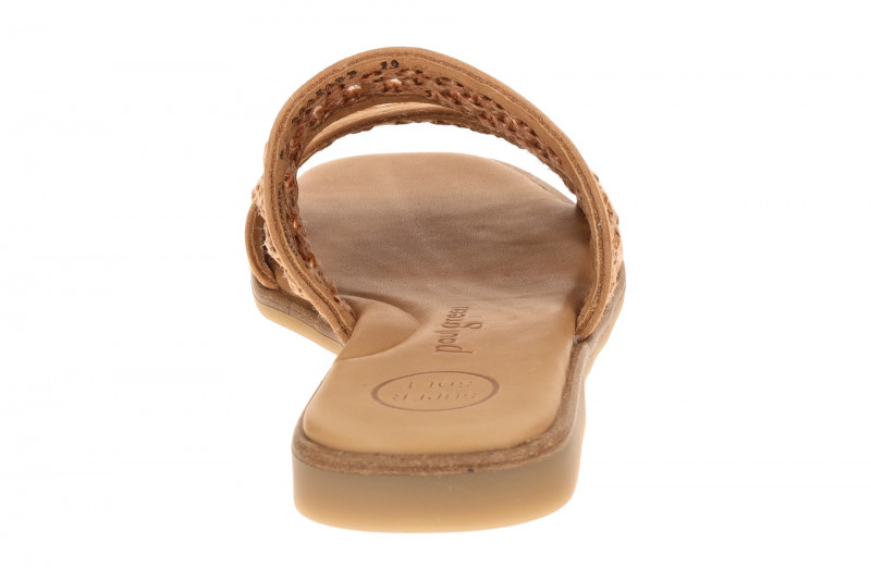 Paul Green Pantolette braun sisal geflochten 6185