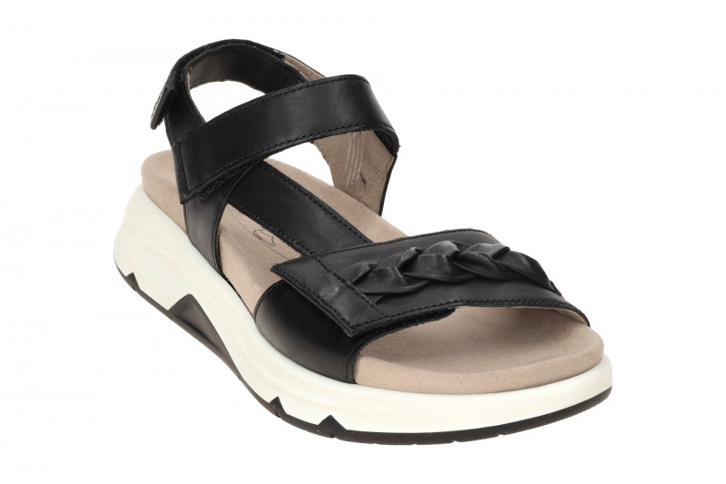 Gabor RollingSoft Sandale schwarz Glattleder 66.883.57