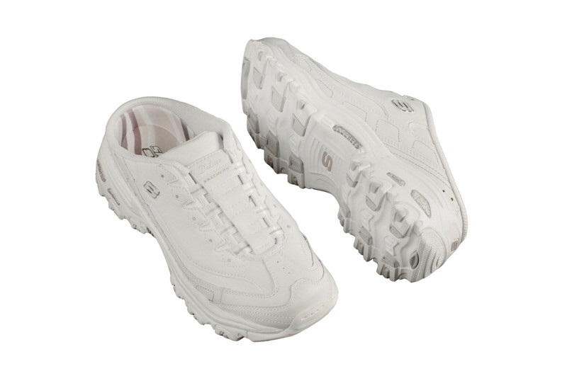 Skechers D´Lites Airy Pantoletten weiß 11449/WHT