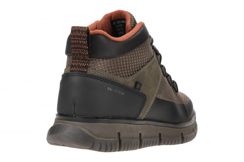 bugatti Samper Schuhe Boots braun grün wasserdicht Vegan