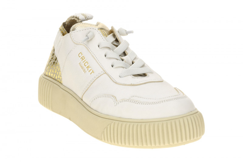 CRICKIT Oakli Stretch Sneaker weiß gold