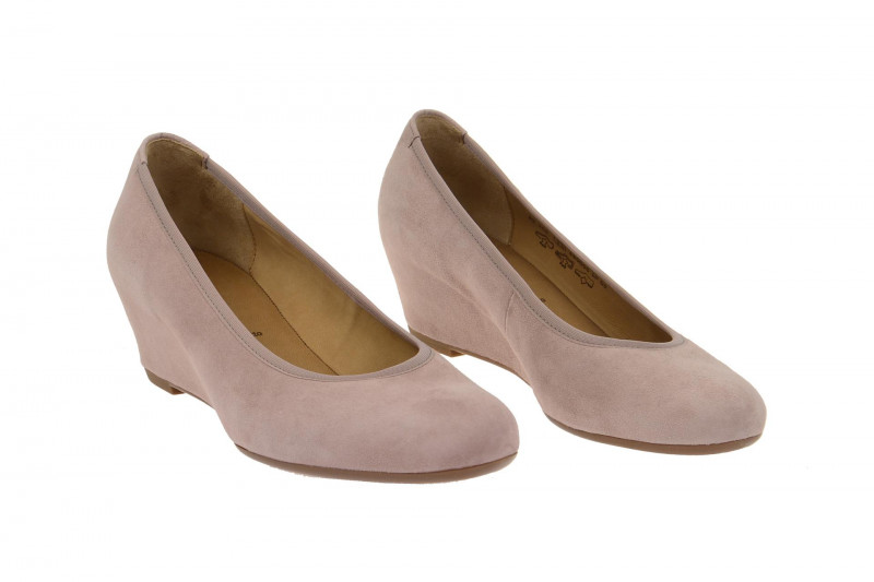 Gabor Keil Pumps rosa Wildleder 45.360.14