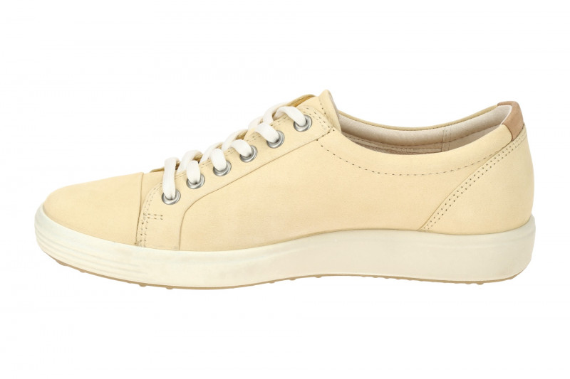 Ecco Soft 7 Schuhe gelb Damen Sneakers 430003