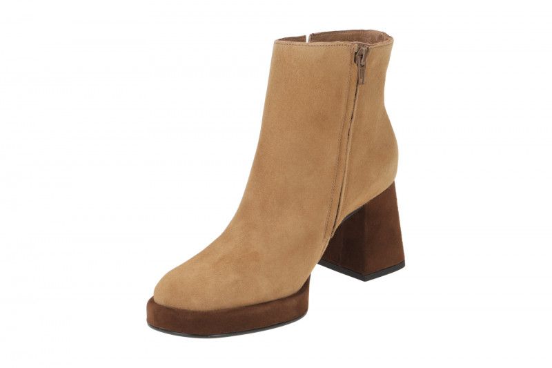 Paul Green 8051 Plateau Stiefelette Ankle Boots braun sisal