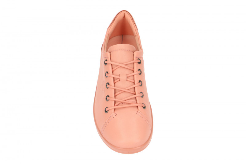 Ecco Soft 2 Schuhe rosa Damen Schnürer