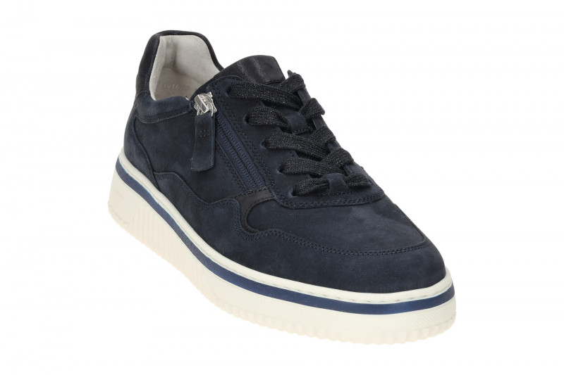 Gabor Comfort Como Sneakers blau Nubuck K-Weite 46.408.36